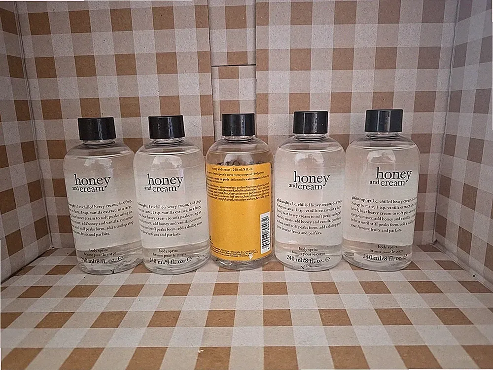 (5 PACK) Philosophy Honey and Cream 8.0 oz Body Spritz (No Pump) Brand New
