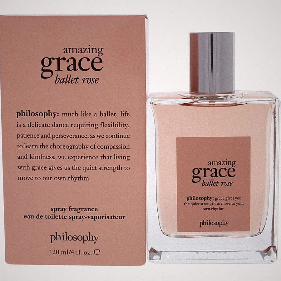 Amazing Grace Ballet Rose by Philosophy for Women - 4 oz EDT Spray