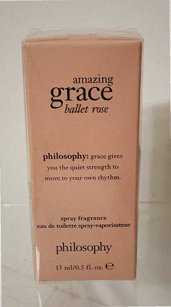 New Sealed Philosophy Amazing Grace Ballet Rose EDT Perfume Spray Travel 15 ml
