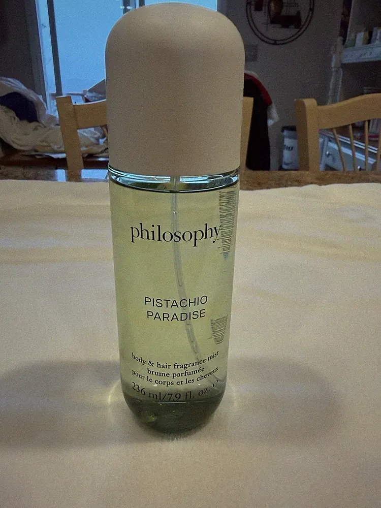 Philosophy Body & Hair Fragrance Mist in Pistachio Paradise, 7.9 fl oz.