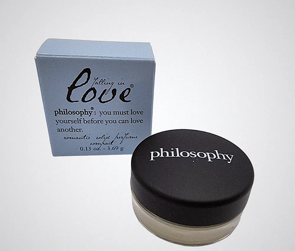 Philosophy FALLING IN LOVE Romantic Solid Perfume Compact New 0.13 oz Fragrance