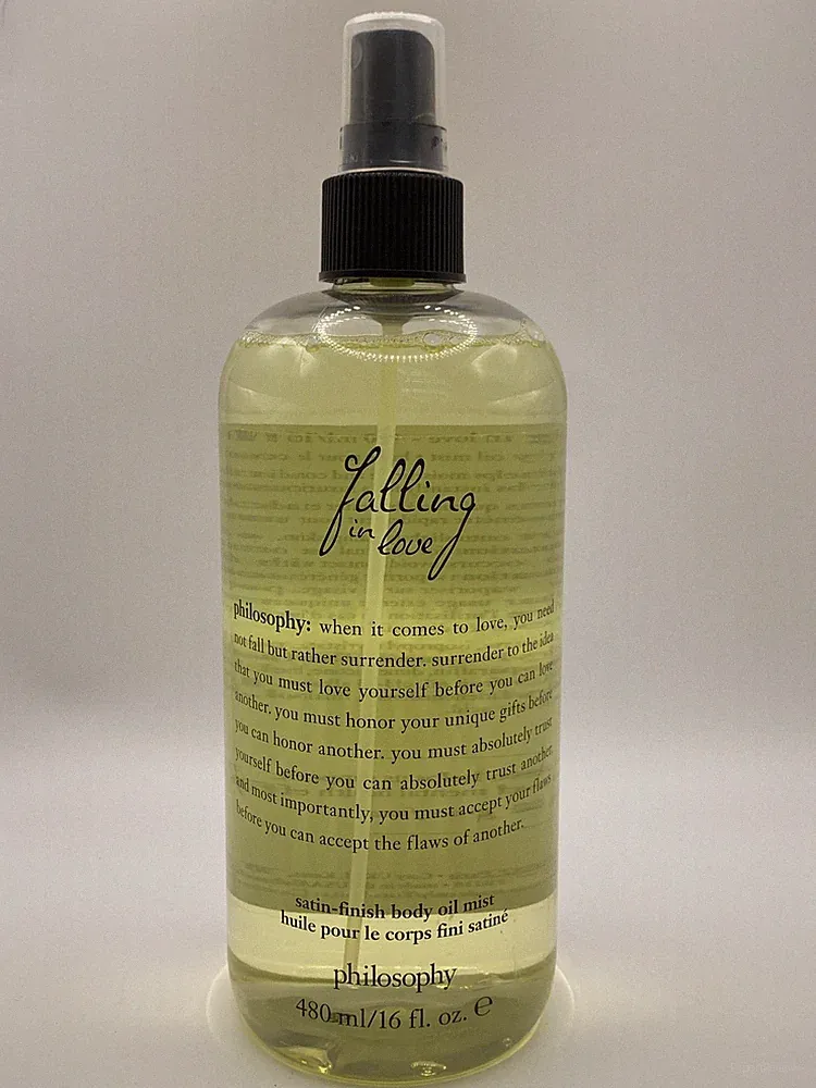 Philosophy Falling In Love Satin-Finish Body Oil Mist ~ Perfumed 16 fl Oz
