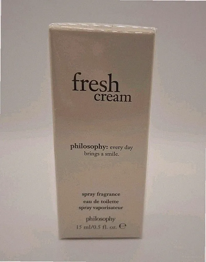 Philosophy Fresh Cream Spray Fragrance .05fl New In Box Travel Purse Size