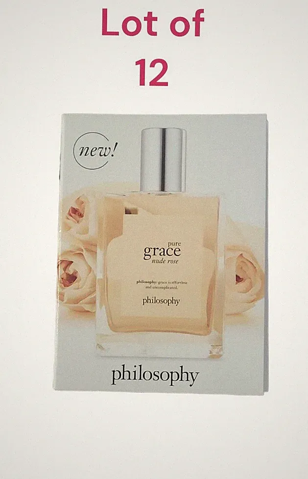Philosophy Grace Fragrance Ea de Toilette Sample Size 0.05 Fl. Oz. (NEW) 12 Pc