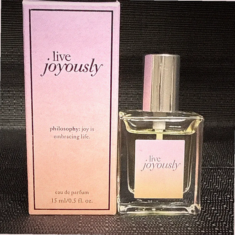 Philosophy Live Joyously Eau De Parfum Spray 0.5 oz 15ml New In Box Low fill