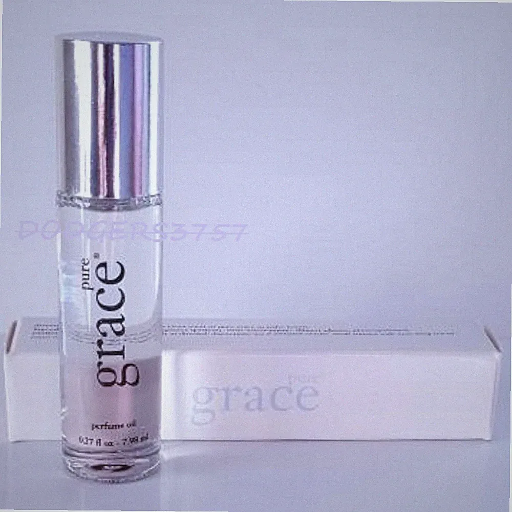 PHILOSOPHY PURE GRACE CONCENTRATED PERFUME OIL 0.27 OZ BRAND NEW- BLUE/WHITE BOX