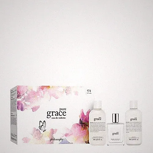 Philosophy Pure Grace Fragrance for Women 3 Piece Gift Set